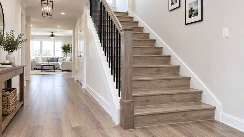 Installing Vinyl and Laminate Plank Flooring on Stairs