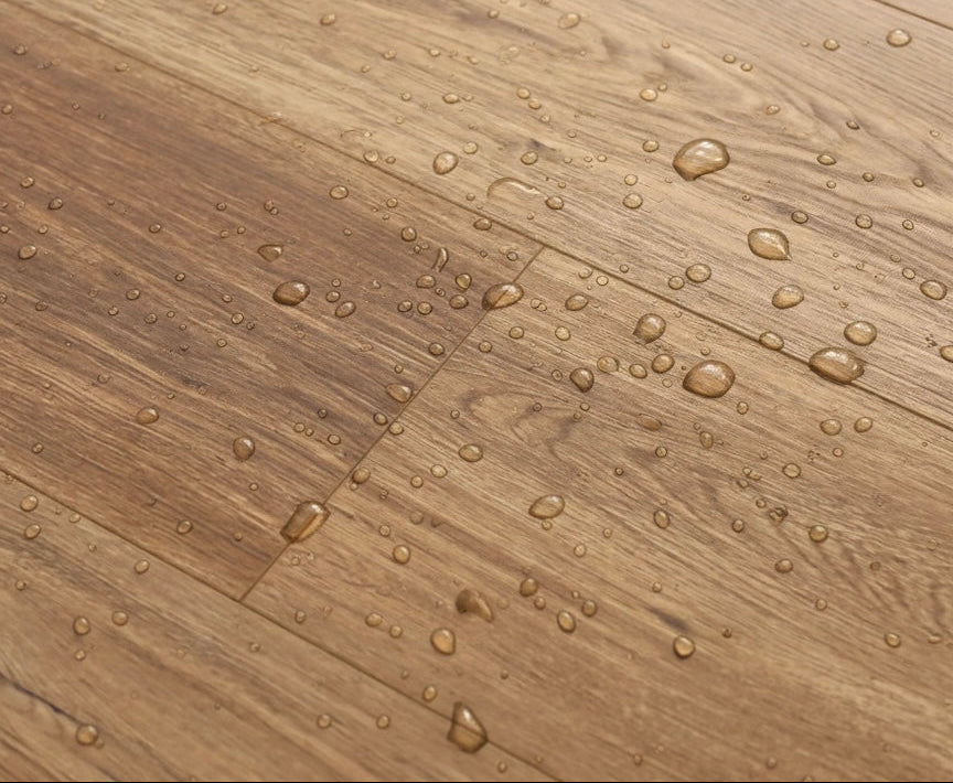 Water Resistant Laminate with Attached Underlayment