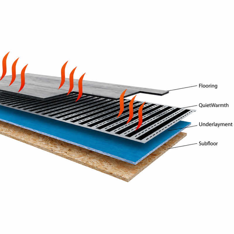 Can You Put Vinyl or Laminate Over Radiant Heat?