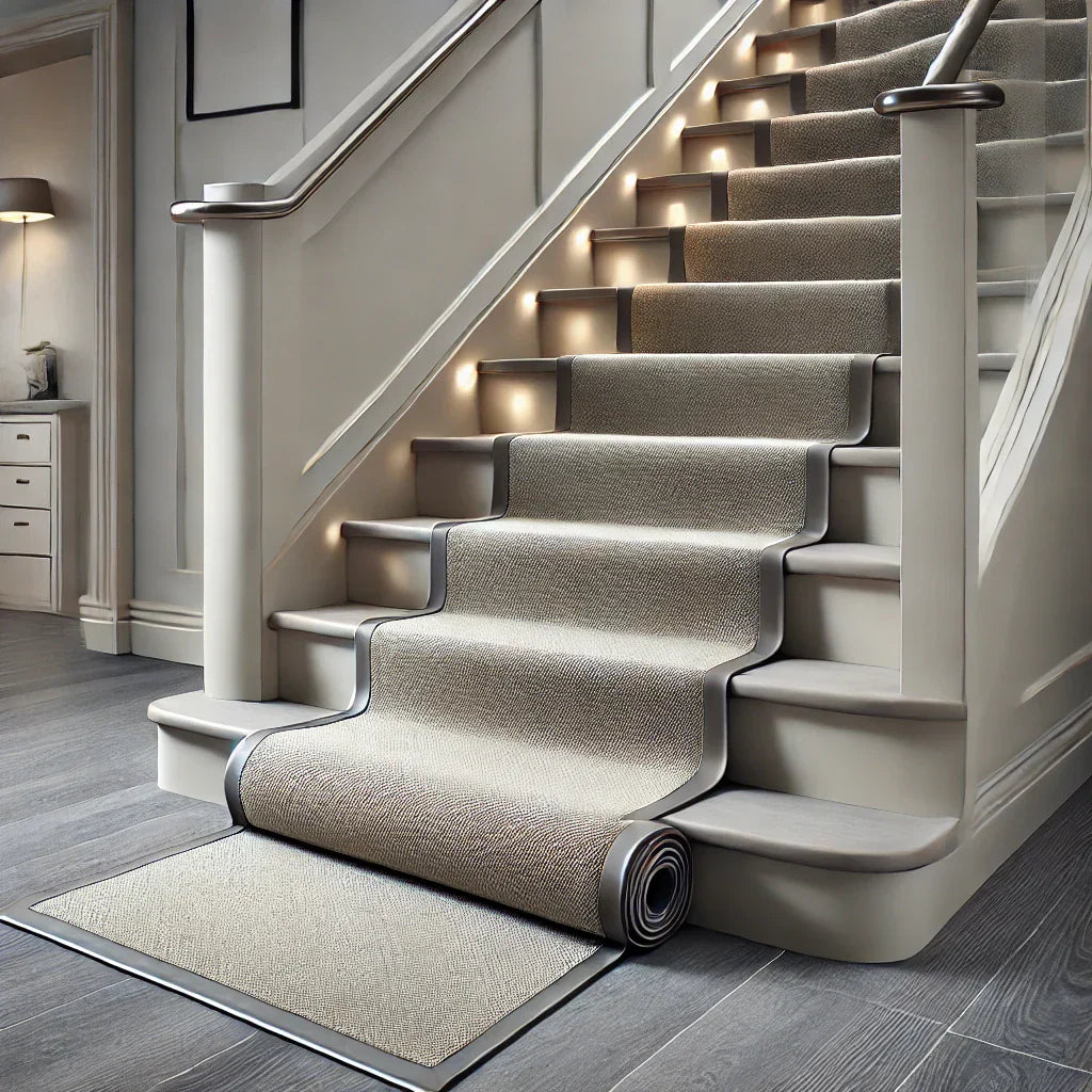Can You Install a Stair Runner on SPC Risers and Treads? – McMillan Floors™