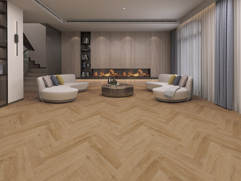 Niobe Herringbone Floor - McMillan Flooring